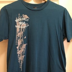 Canvas / T Shirt Sioux Falls S.D. / Blue Lg